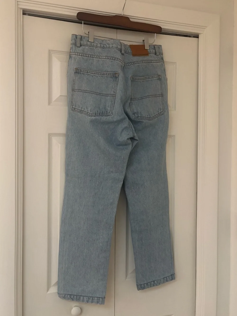 Slim Straight Men’s Jeans in Light Blue